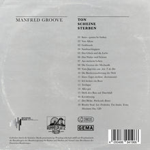 Lade das Bild in den Galerie-Viewer, Manfred Groove - Ton, Scheine, Sterben (CD)