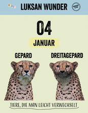 Lade das Bild in den Galerie-Viewer, 366 Tiere, die man leicht verwechselt – der Kalender (jetzt schon vorbestellen – erscheint im September)
