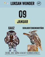 Lade das Bild in den Galerie-Viewer, 366 Tiere, die man leicht verwechselt – der Kalender (jetzt schon vorbestellen – erscheint im September)
